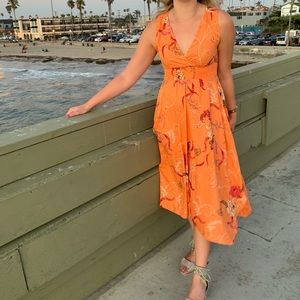 Orange Bohemian Dress